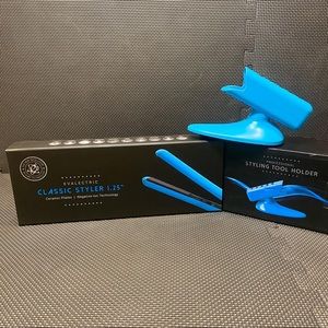 Evalectric Classic Styler 1.25" Ceramic blue with